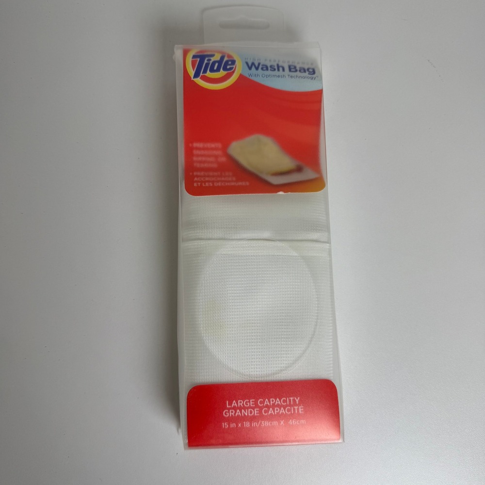 Tide High‎ Performance Wash Bag Large White Mesh Lingerie Protector Bag